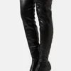 Steve Madden Late Night - Overknee Laarzen - Black Paris