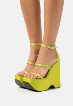 Steve Madden Varia - Sandalen Met Plateauzool - Green