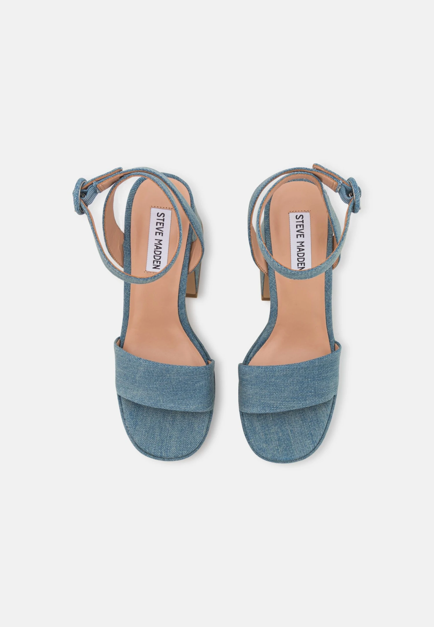 Steve Madden Paysin - Sandalen Met Plateauzool - Blue Denim - Afbeelding 6
