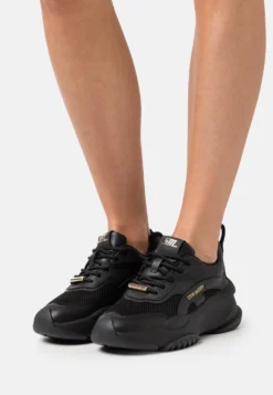 Steve Madden Belissimo - Sneakers Laag - Black/Gold