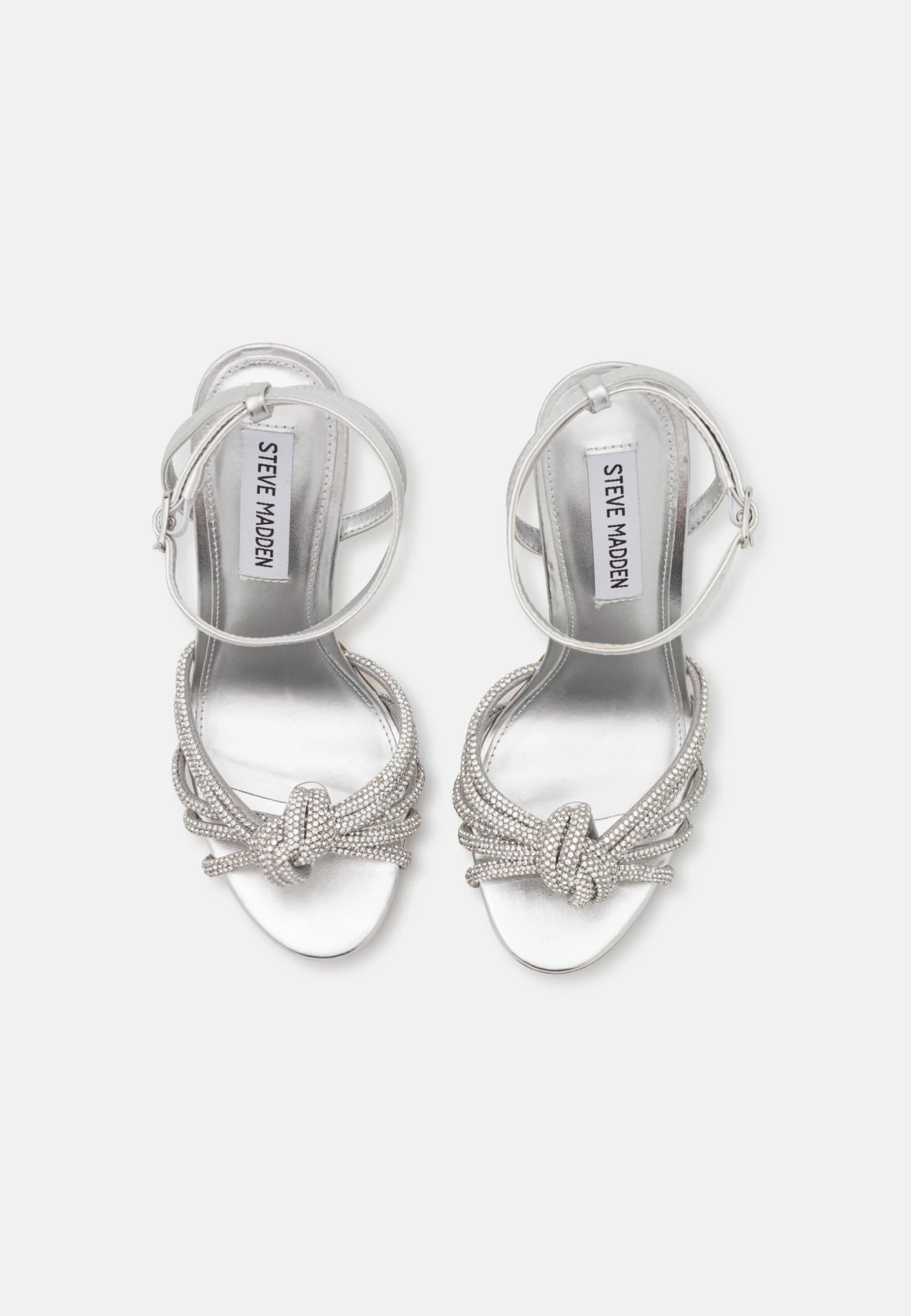 Steve Madden Bedazzle - Sandalen Met Hoge Hak - Silver - Afbeelding 6