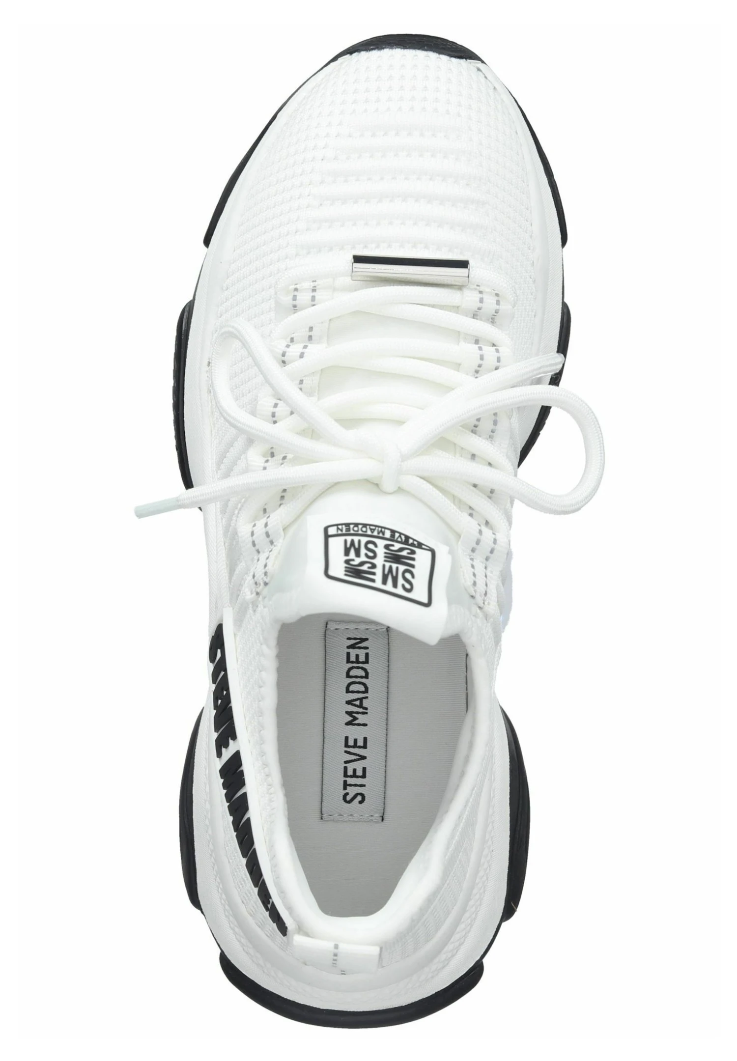 Steve Madden Sneakers Laag - White Black - Afbeelding 3