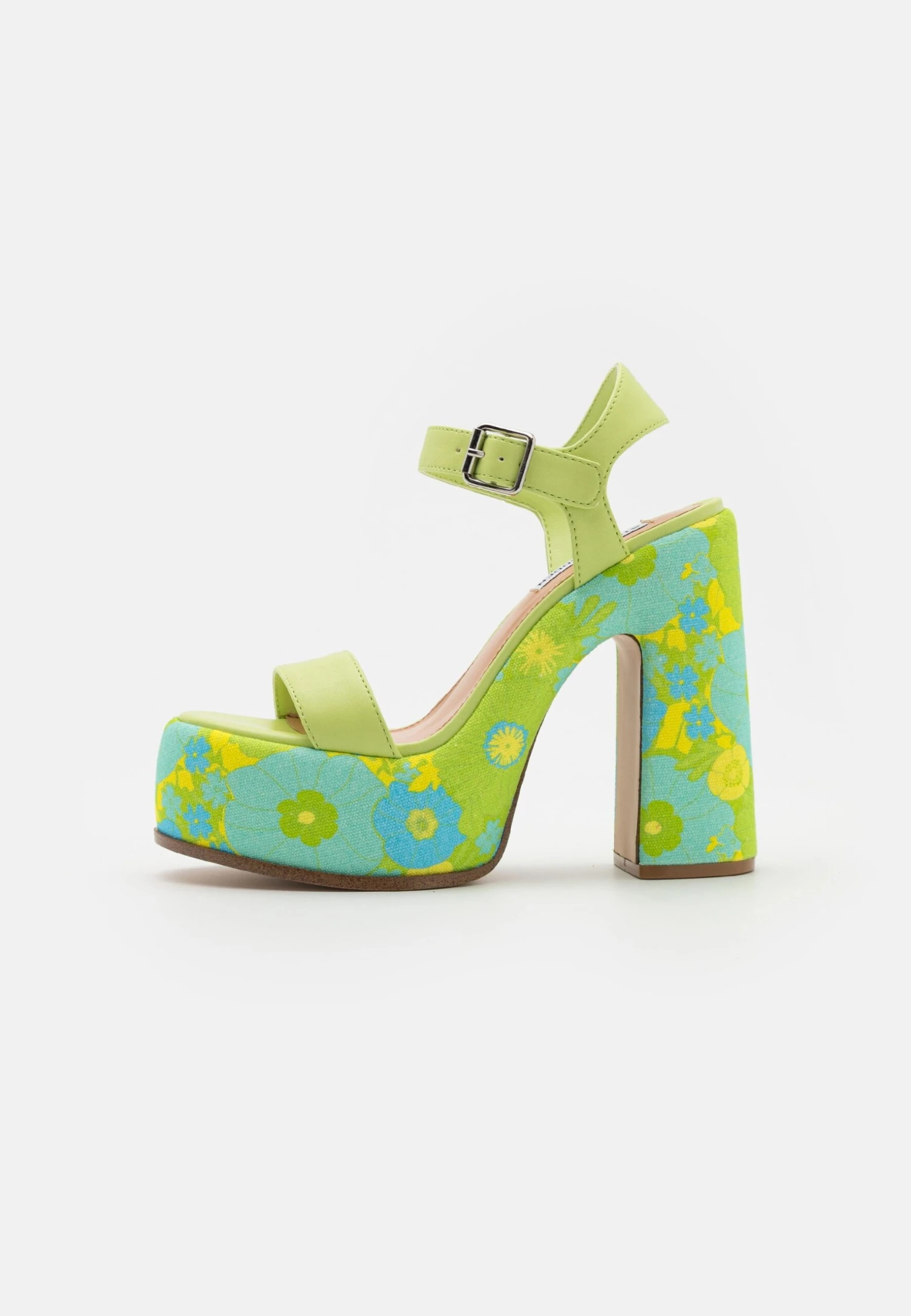 Steve Madden Sixties - Sandalen Met Hoge Hak - Light Blu Floral - Afbeelding 2