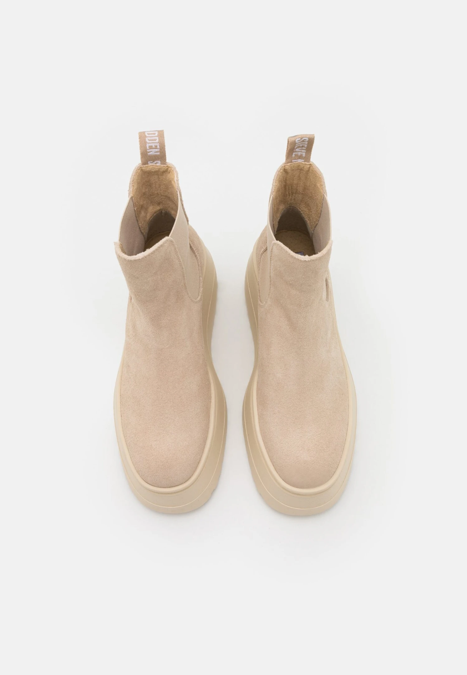 Steve Madden Pegasus - Enkellaarsjes Met Sleehak - Beige - Afbeelding 3