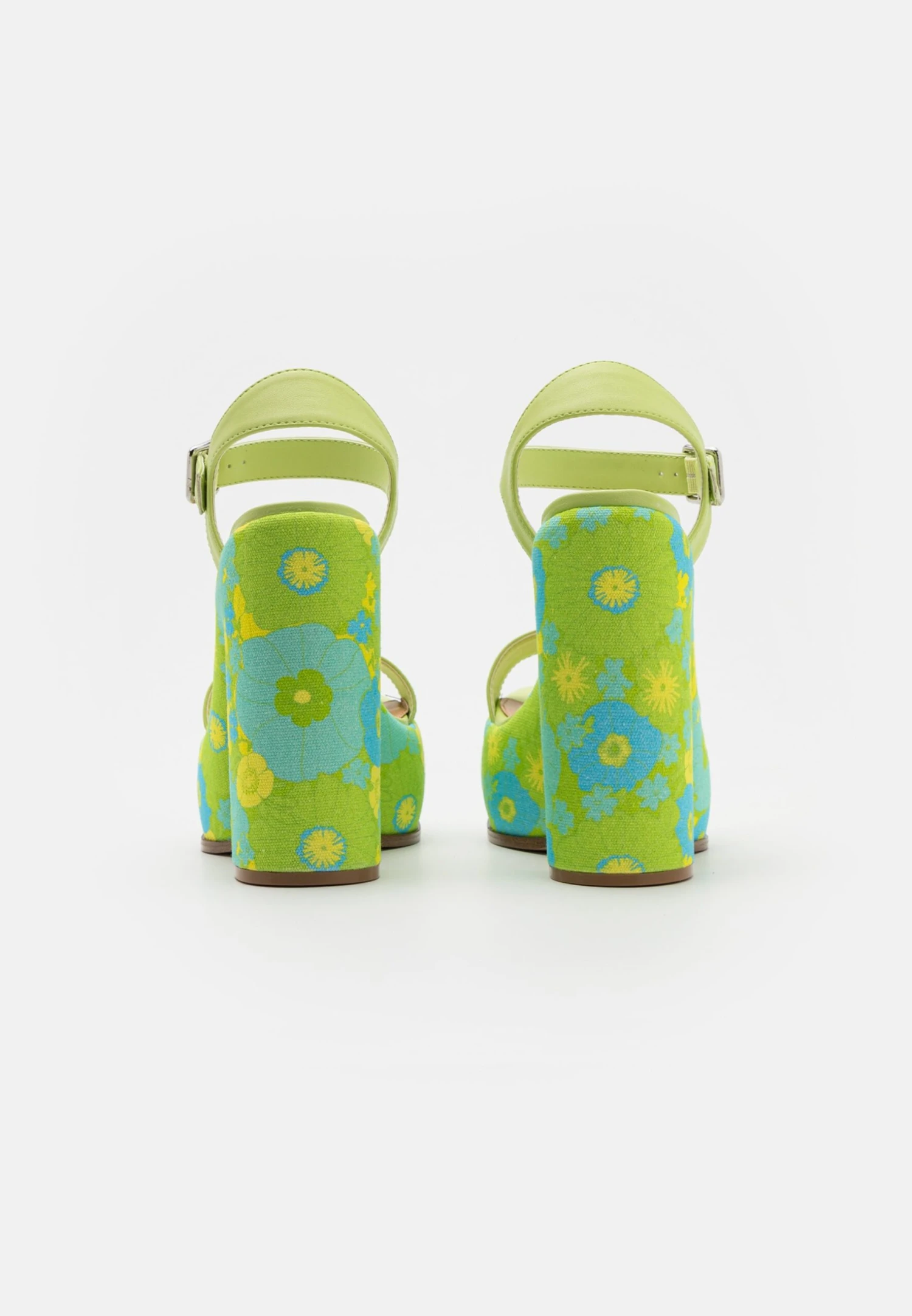 Steve Madden Sixties - Sandalen Met Hoge Hak - Light Blu Floral - Afbeelding 4