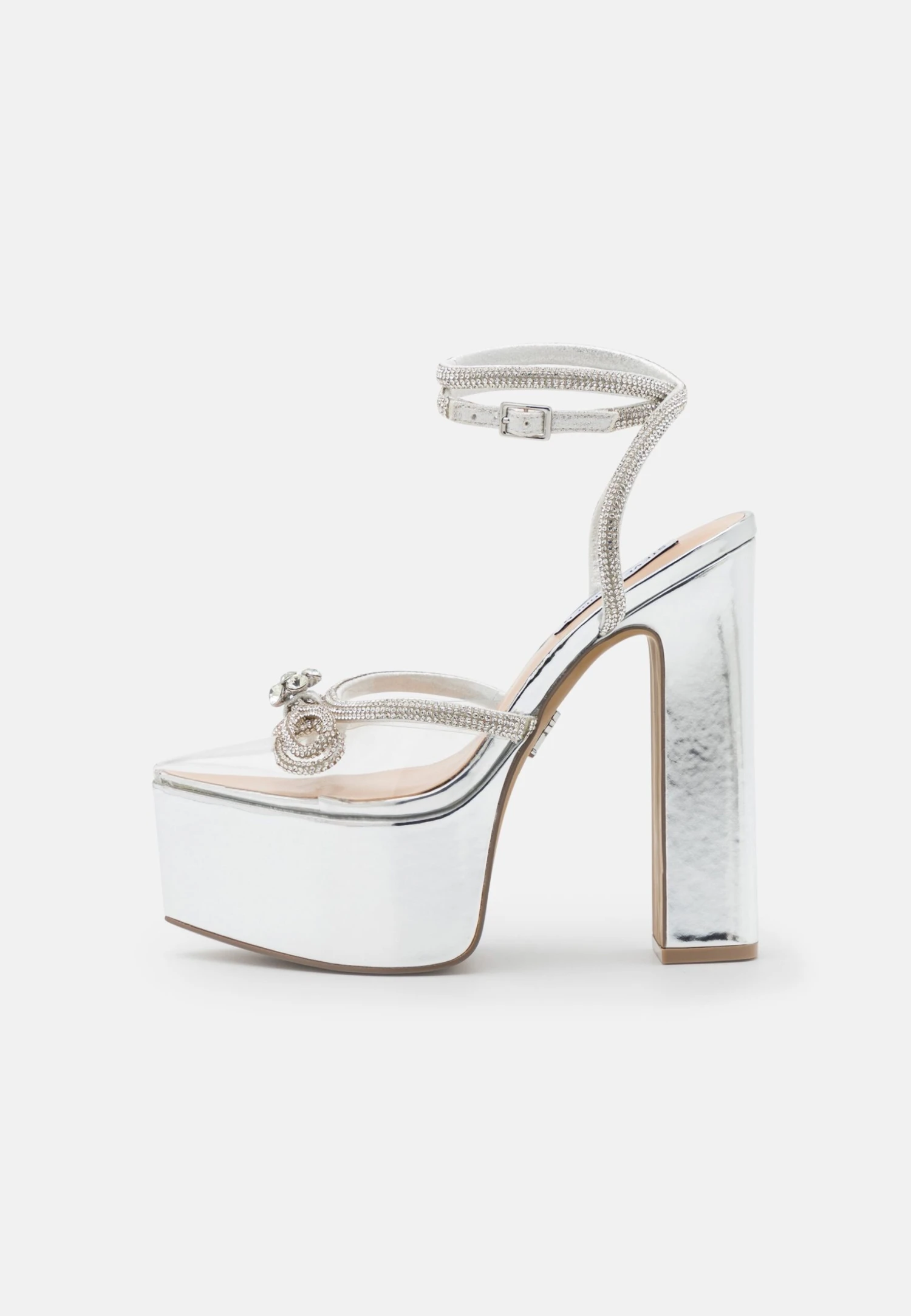 Steve Madden Bellisima - Sandalen Met Hoge Hak - Silver