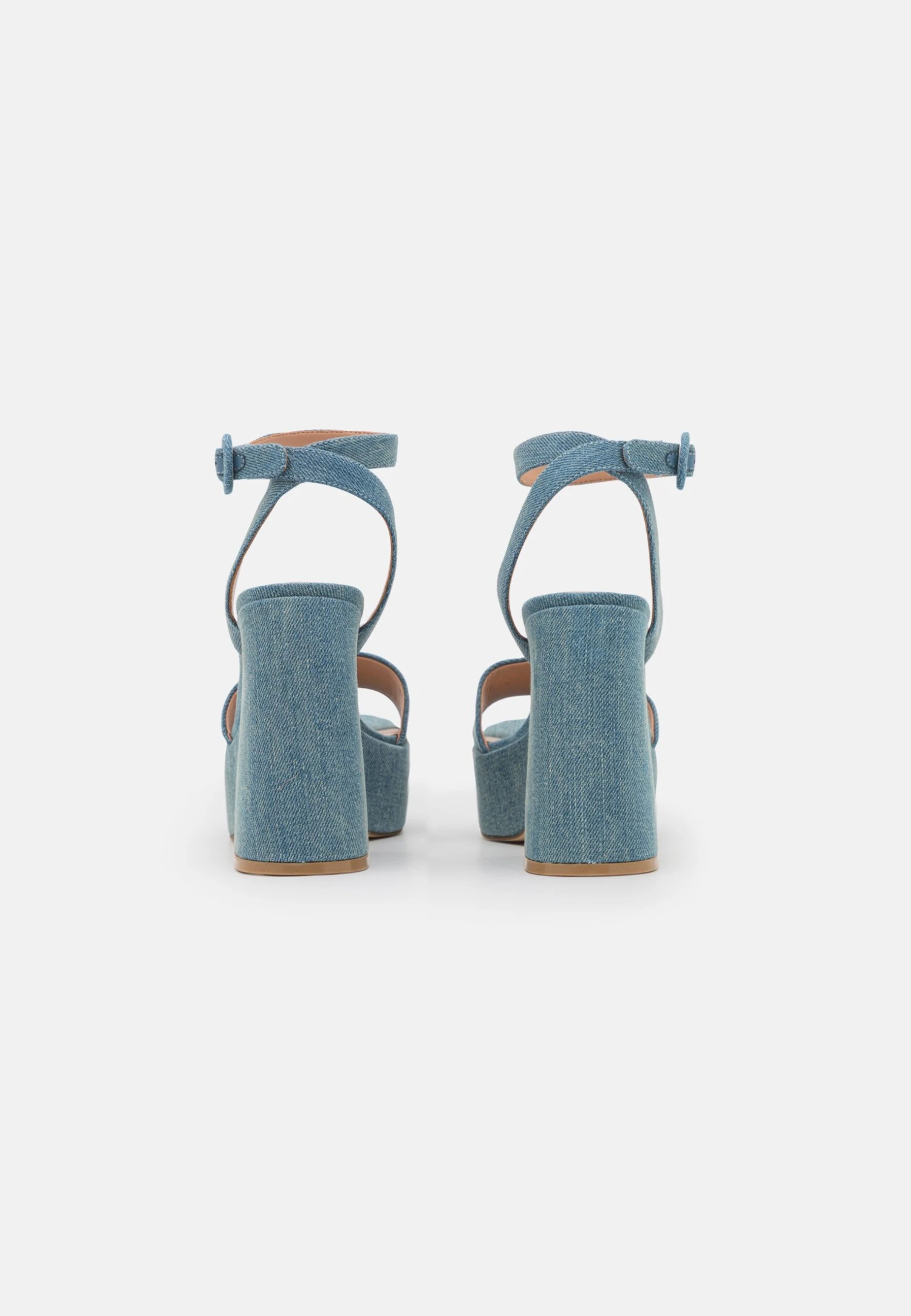 Steve Madden Paysin - Sandalen Met Plateauzool - Blue Denim - Afbeelding 4