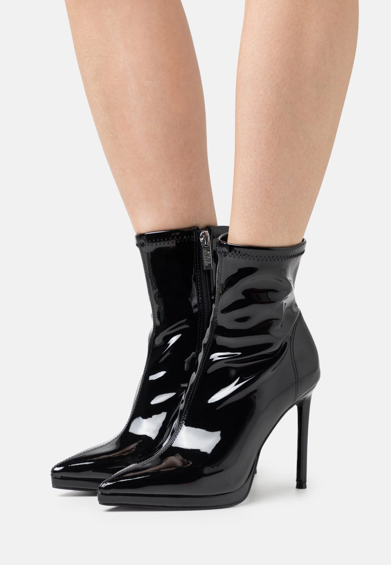 Steve Madden Kaylani - Enkellaarsjes Met Hoge Hak - Black