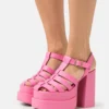 Steve Madden Carlita - Sandalen Met Hoge Hak - Pink
