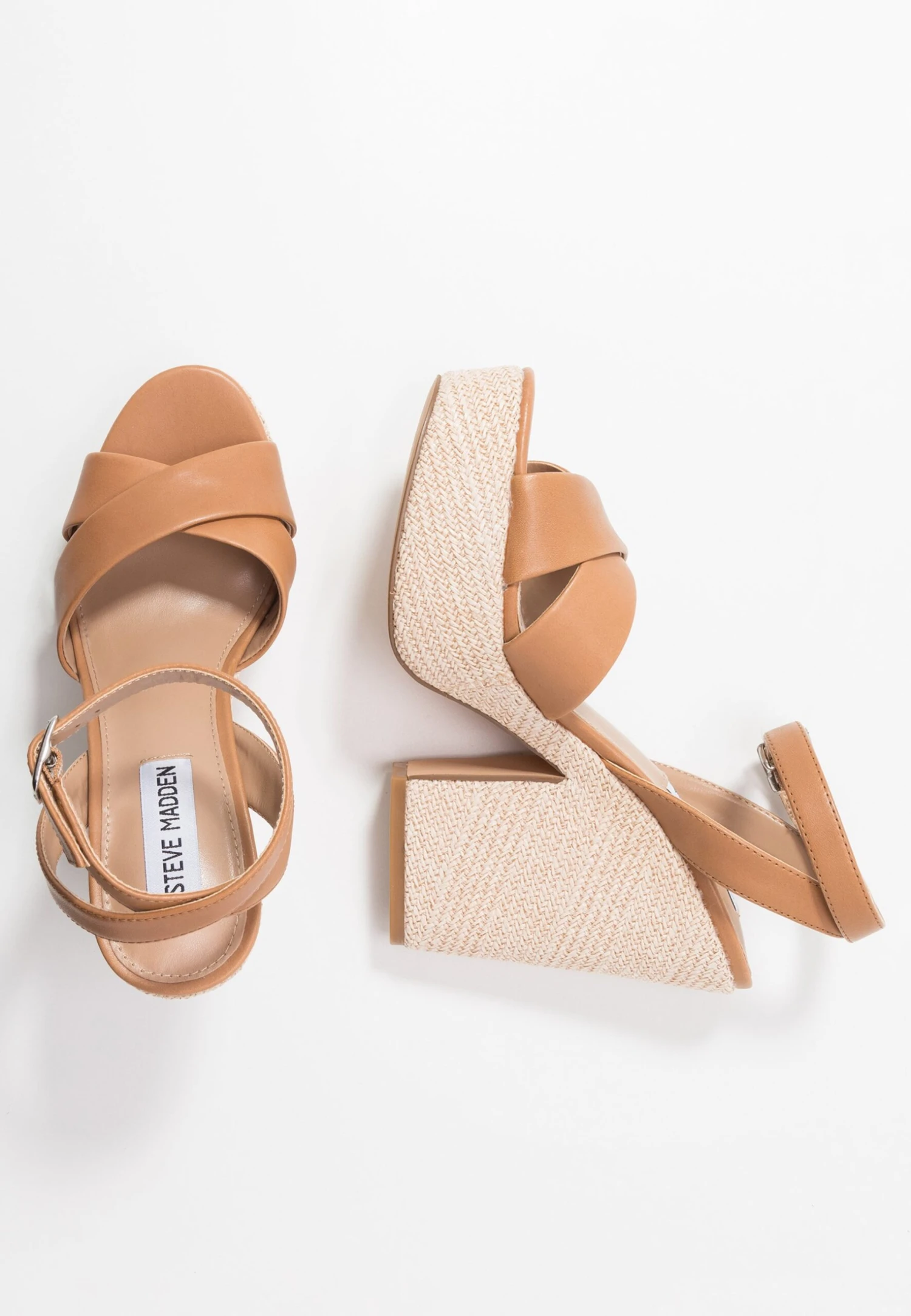 Steve Madden Jina - Sandalen Met Plateauzool - Tan - Afbeelding 4