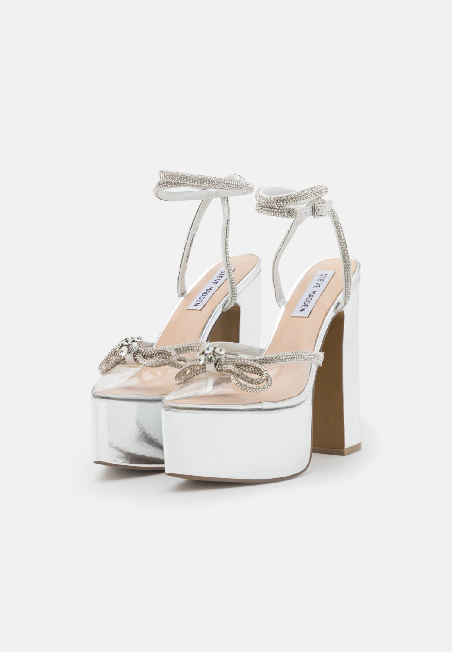 Steve Madden Bellisima - Sandalen Met Hoge Hak - Silver - Afbeelding 2