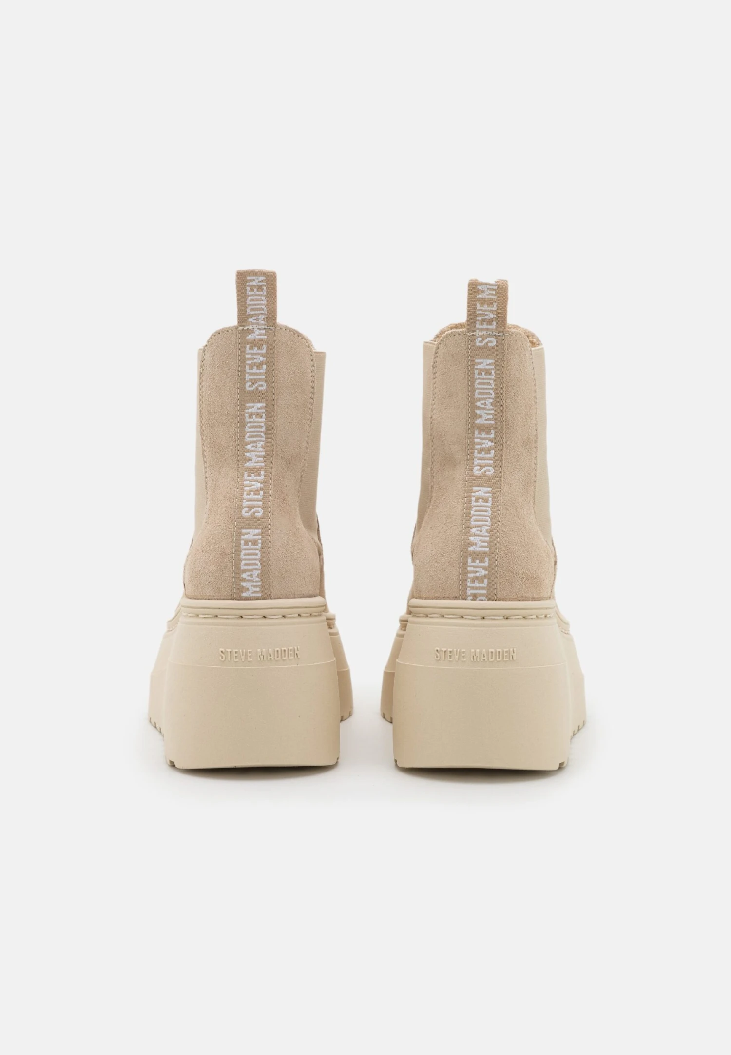 Steve Madden Pegasus - Enkellaarsjes Met Sleehak - Beige - Afbeelding 5